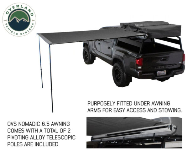 Nomadic awning 2.5 - 8.0' with black cover universal - Image 3