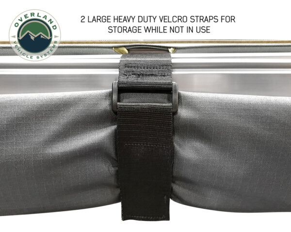Overland Vehicle Systems 270 Passenger Side Awning with Bracket Kit for Mid - High Roofline Vans - Image 7