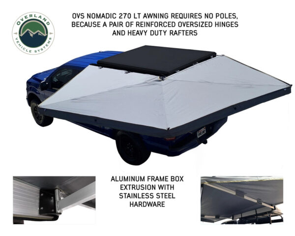 Nomadic LT 270 Awning & Wall 1, 2, & Mounting Brackets - Driverside - Image 2