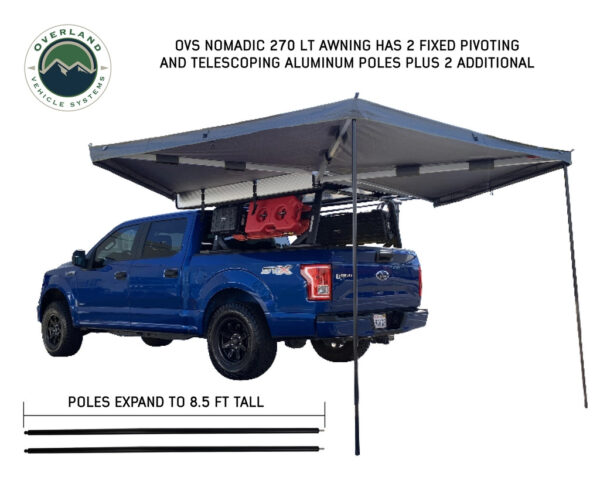 Nomadic LT 270 Awning & Wall 1, 2, & Mounting Brackets - Driverside - Image 3