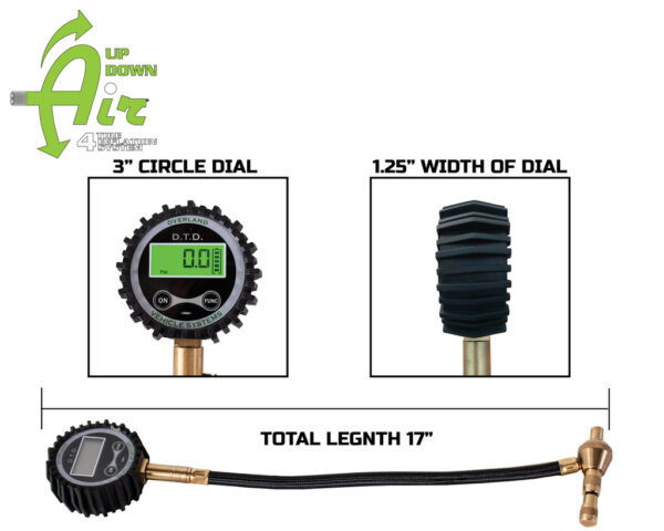 Digital tire deflator with valve kit & storage bag universal - Image 3