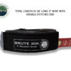 Tow strap 30,000 lb. 3" x 30' gray with black ends & storage bag - Image 3