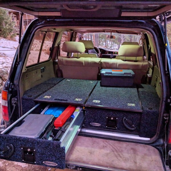 Dobinsons Rear Dual Roller Drawer System for Toyota Land Cruiser 100 ...