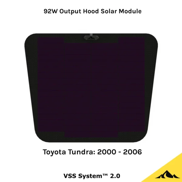Toyota Tundra (2000-2006)  Hood Solar Panel  VSS System™ 2.0