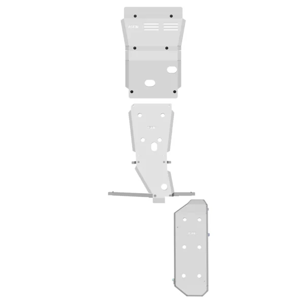 Lexus GX470 \ Toyota Land Cruiser 120 Full Skid Plate (3 Pcs) | Non-KDSS