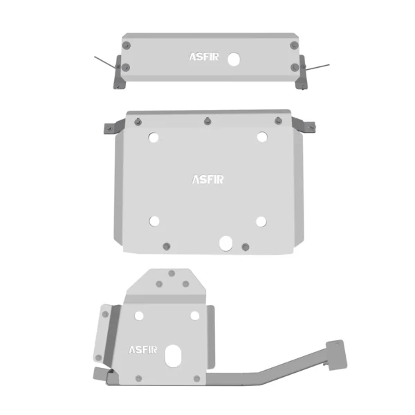 Toyota Land Cruiser 80 Full Skid Plate Kit (3 Pcs)