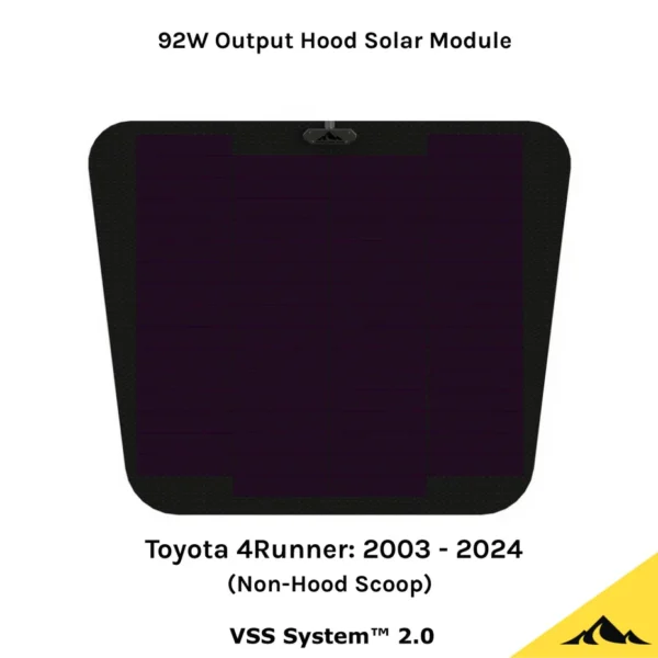 Toyota 4Runner (2003-2024)  Hood Solar Panel  VSS System™ 2.0