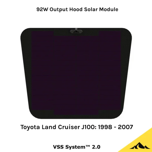Toyota Land Cruiser 100 Series (1998-2007)  Hood  Bonnet Solar Panel  VSS System™ 2.0