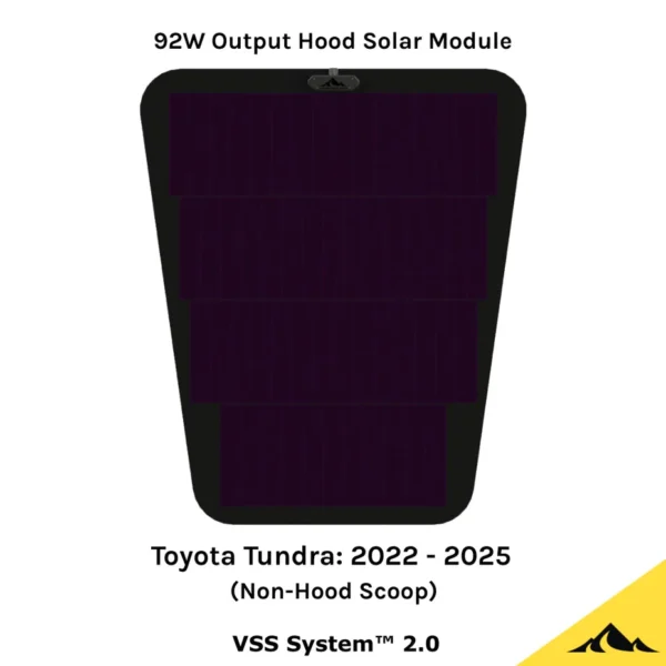 Toyota Tundra (2022-2025)  Hood Solar Panel  VSS System™ 2.0